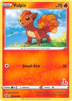 Vulpix (#31 Cinderace Stamped)