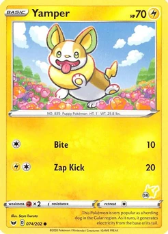 Yamper (#58 Pikachu Stamped)