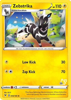Zebstrika (#25 Pikachu Stamped)