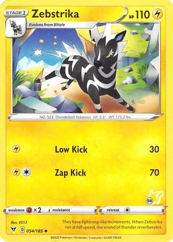 Zebstrika (#56 Pikachu Stamped)