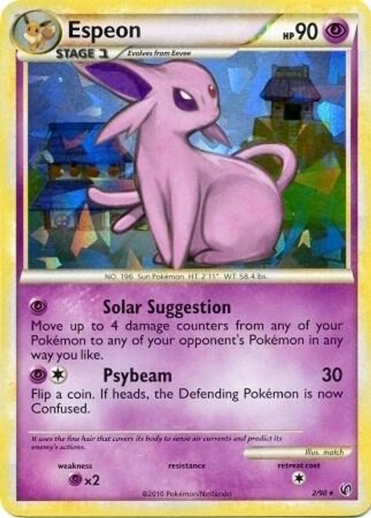 Espeon (HGSS Undaunted - Cracked Ice Holo)