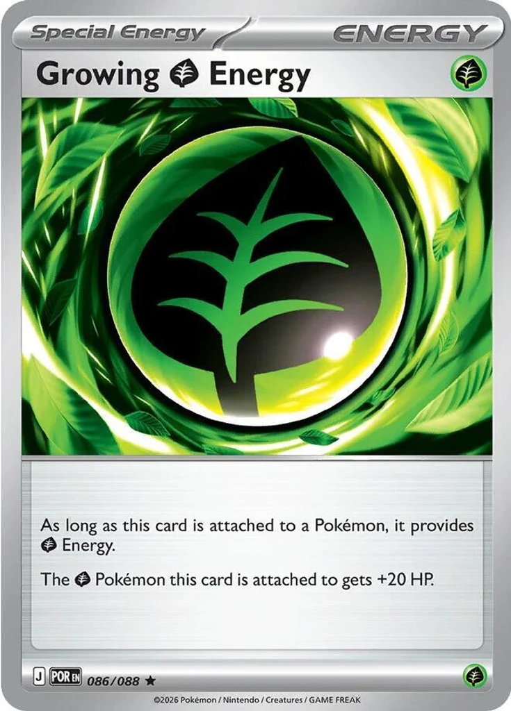 Growing Grass Energy (Non-Holo)
