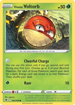 Hisuian Voltorb (Cosmos Holo)
