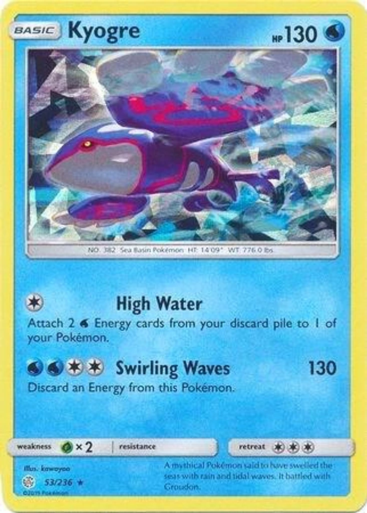Kyogre (Cracked Ice Holo)