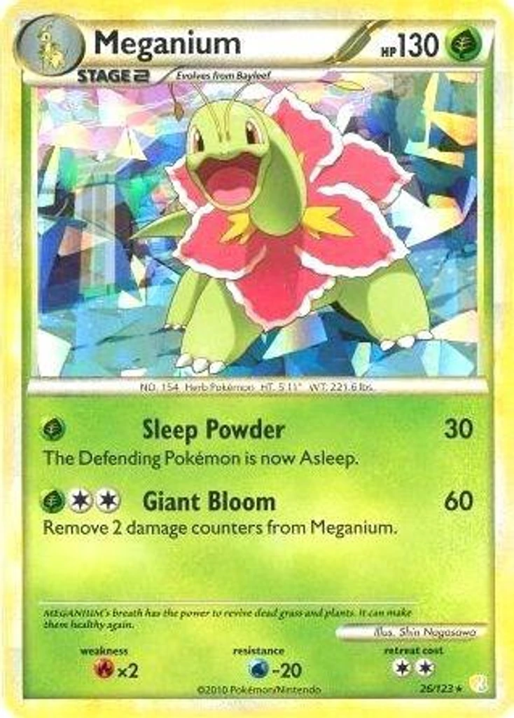 Meganium (Cracked Ice Holo)