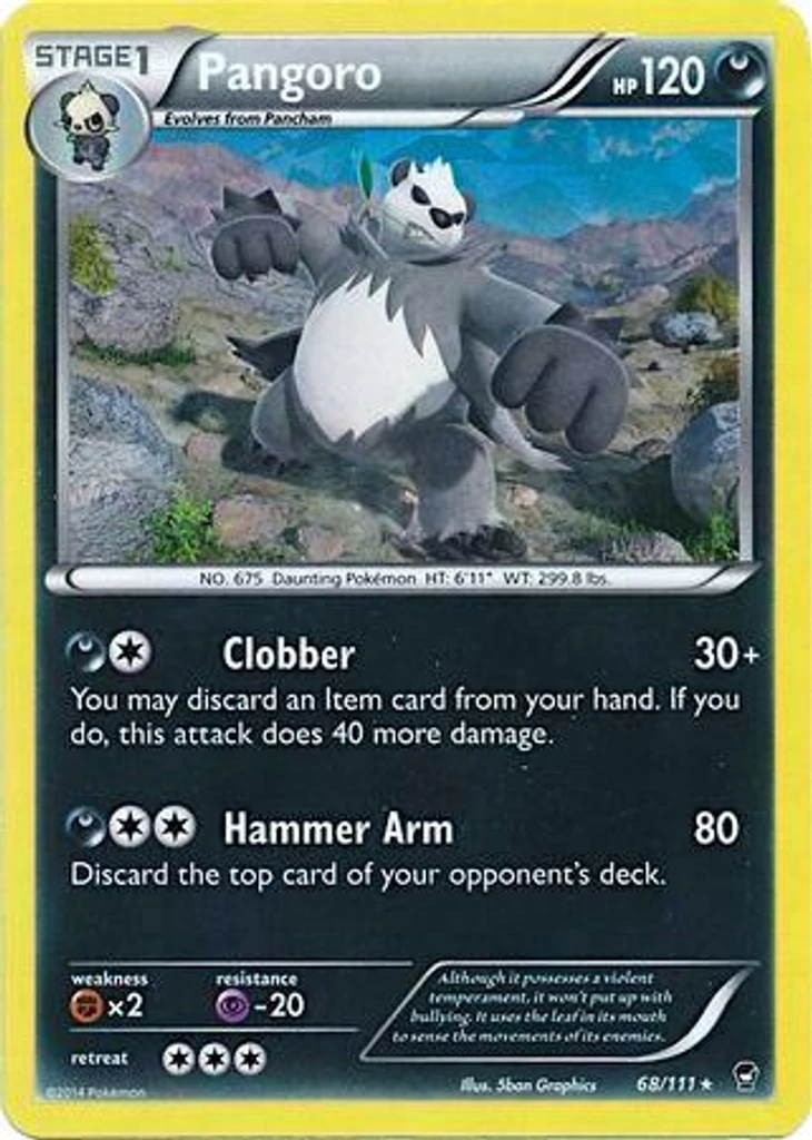Pangoro (Cracked Ice Holo)