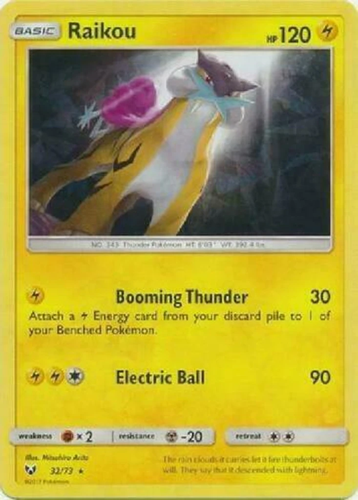 Raikou (Let's Play, Pikachu!) (Cracked Ice Holo)