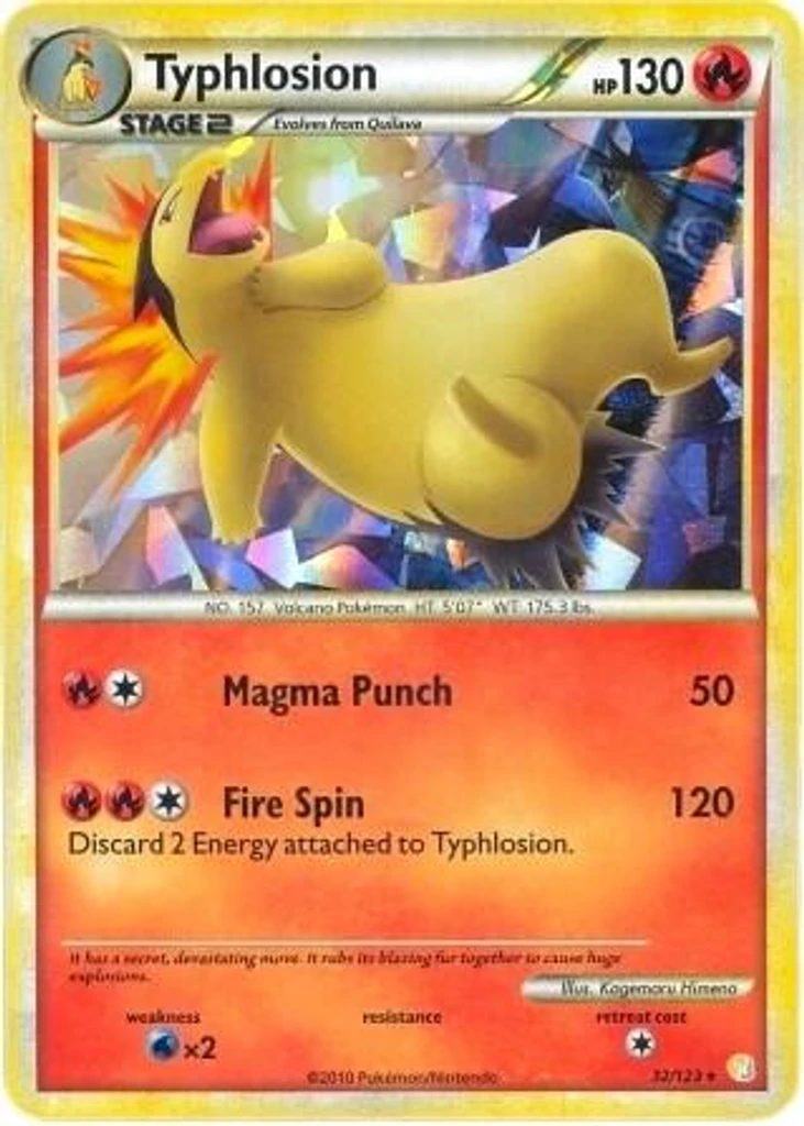 Typhlosion (Cracked Ice Holo)