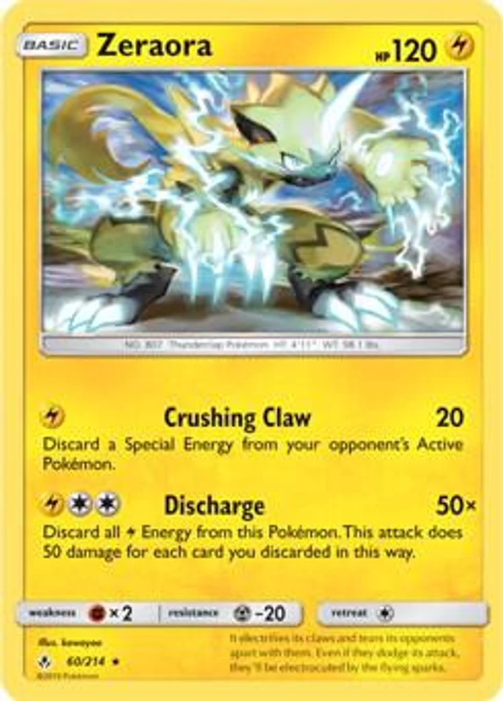 Zeraora (SM Unbroken Bonds) (Cracked Ice Holo)