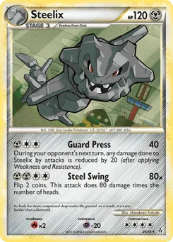 Steelix (Play Pokemon Stamp)