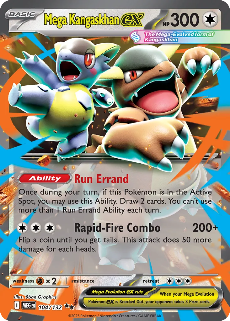 Mega Kangaskhan ex (Play Pokemon Stamp)