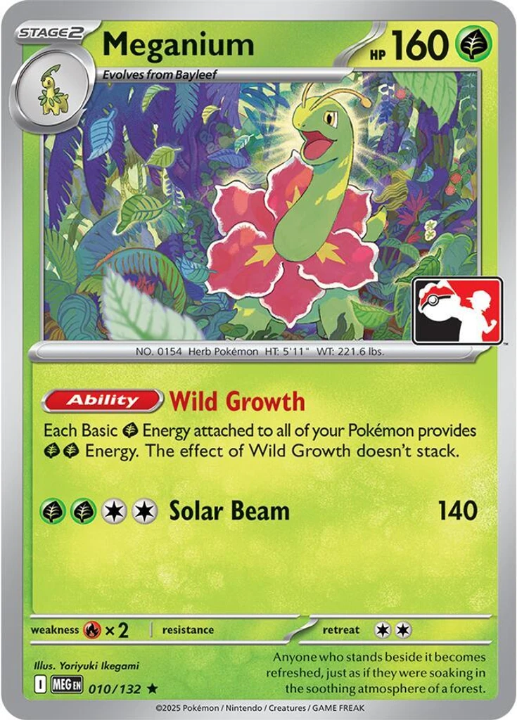 Meganium (Play Pokemon Stamp)