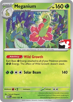 Meganium (Play Pokemon Stamp)