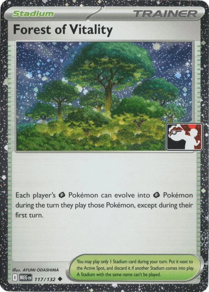 Forest of Vitality (Play Pokemon Stamp, Cosmos Holo)