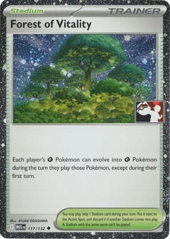 Forest of Vitality (Play Pokemon Stamp, Cosmos Holo)