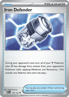 Iron Defender (Play Pokemon Stamp)