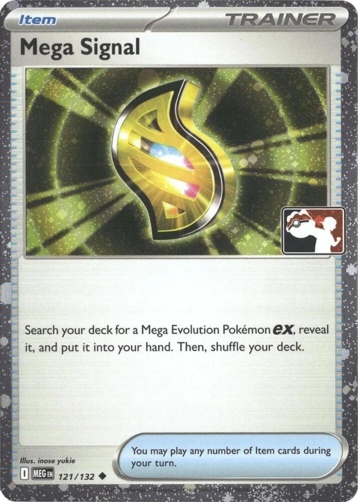 Mega Signal (Play Pokemon Stamp, Cosmos Holo)