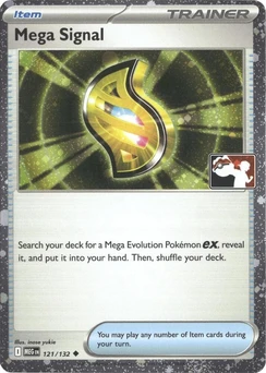 Mega Signal (Play Pokemon Stamp, Cosmos Holo)