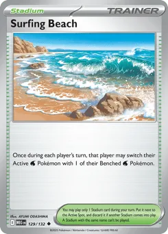 Surfing Beach (Play Pokemon Stamp)