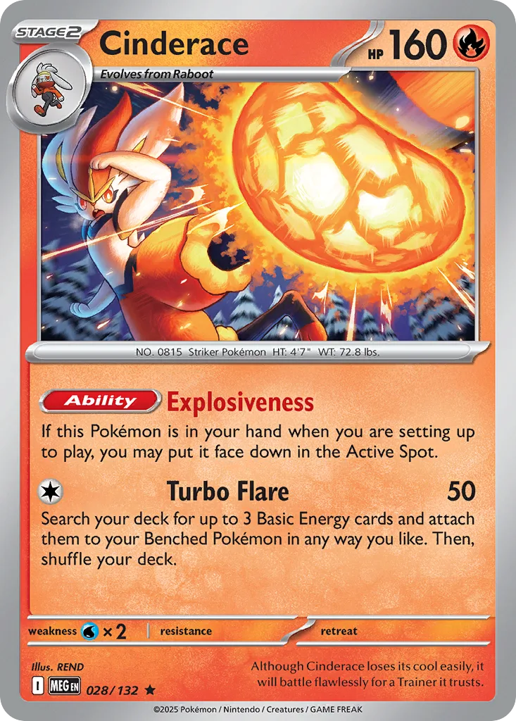 Cinderace (Play Pokemon Stamp)