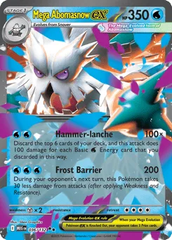 Mega Abomasnow ex (Play Pokemon Stamp)