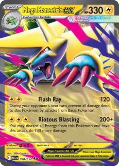 Mega Manectric ex (Play Pokemon Stamp)