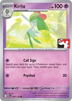 Kirlia (Play Pokemon Stamp)