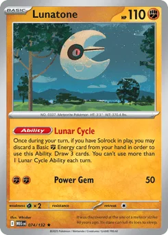 Lunatone (Play Pokemon Stamp)