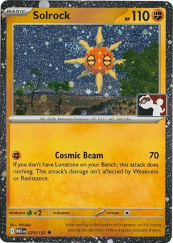 Solrock (Play Pokemon Stamp, Cosmos Holo)