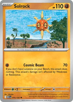 Solrock (Play Pokemon Stamp)