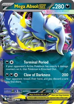 Mega Absol ex (Play Pokemon Stamp)