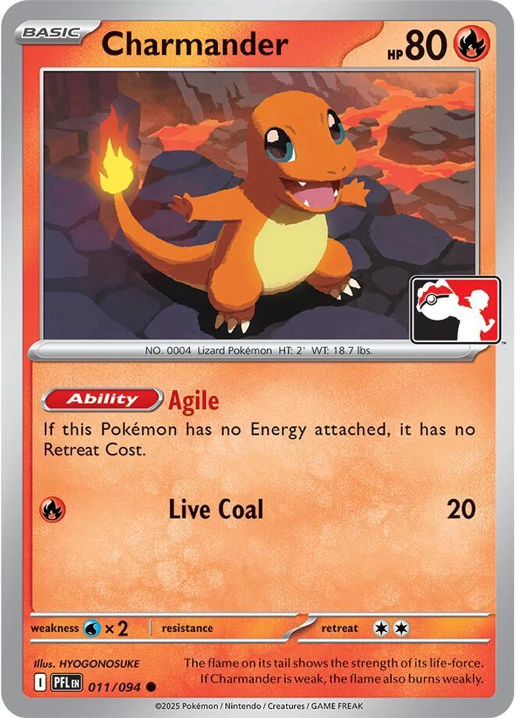 Charmander (Play Pokemon Stamp)