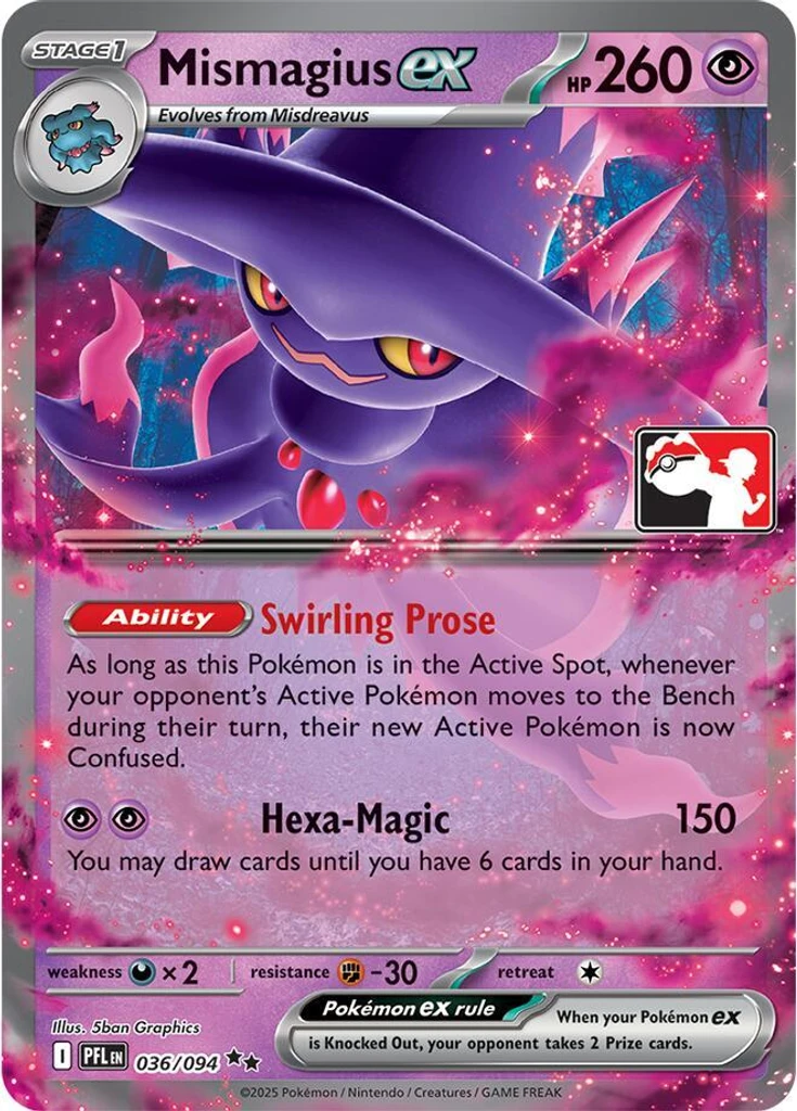 Mismagius ex (Play Pokemon Stamp)