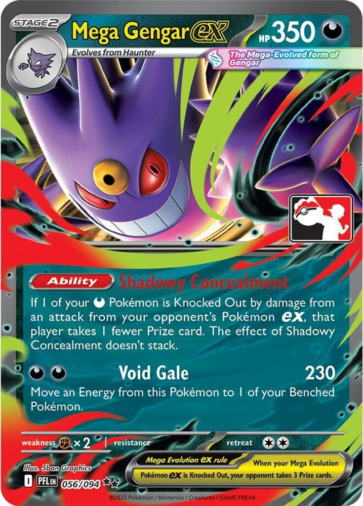 Mega Gengar ex (Play Pokemon Stamp)