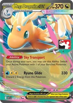 Mega Dragonite ex (Play Pokemon Stamp)
