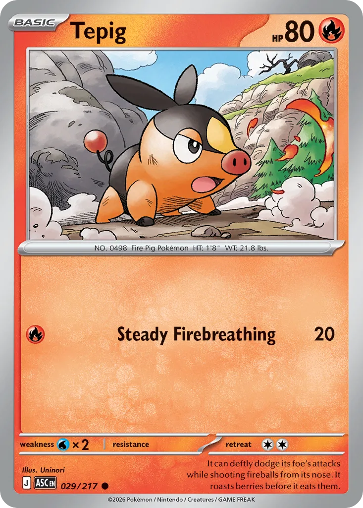 Tepig (Cosmos Holofoil)