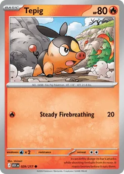 Tepig (Cosmos Holofoil)