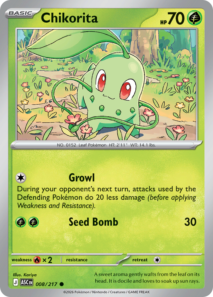 Chikorita (Cosmos Holofoil)