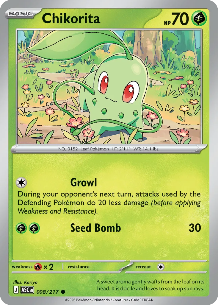 Chikorita (Cosmos Holofoil)