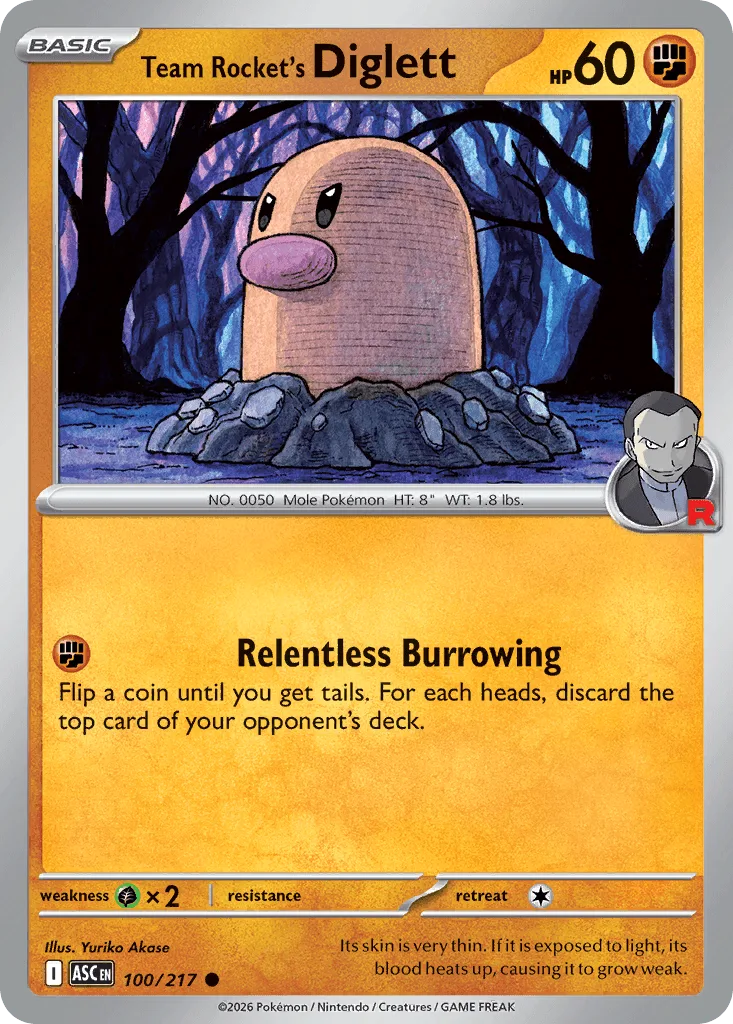 Team Rocket's Diglett (Energy Reverse)