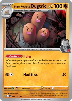 Team Rocket's Dugtrio (Energy Reverse)