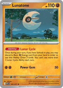 Lunatone (Ball Reverse Holofoil)
