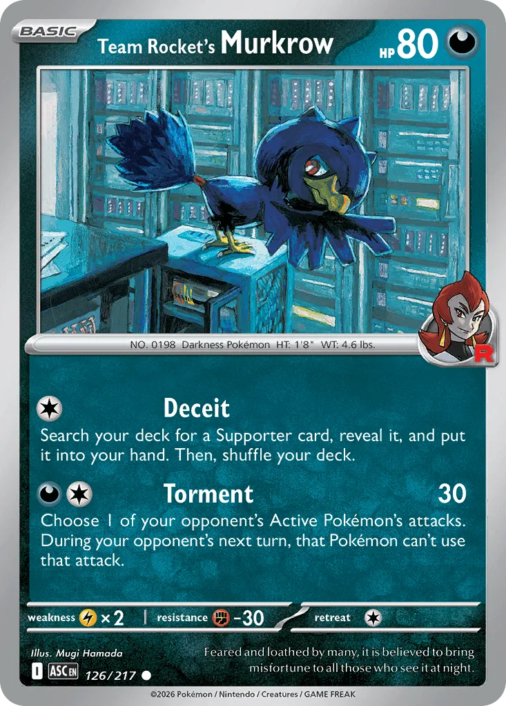Team Rocket's Murkrow (Energy Reverse)