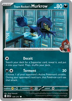 Team Rocket's Murkrow (Energy Reverse)