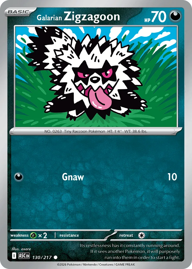 Galarian Zigzagoon (Ball Reverse Holofoil)