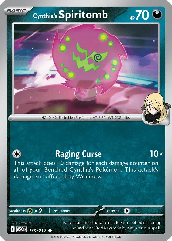 Cynthia's Spiritomb (Energy Reverse)