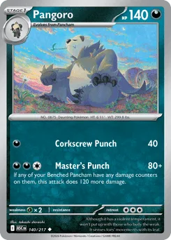 Pangoro (Ball Reverse Holofoil)