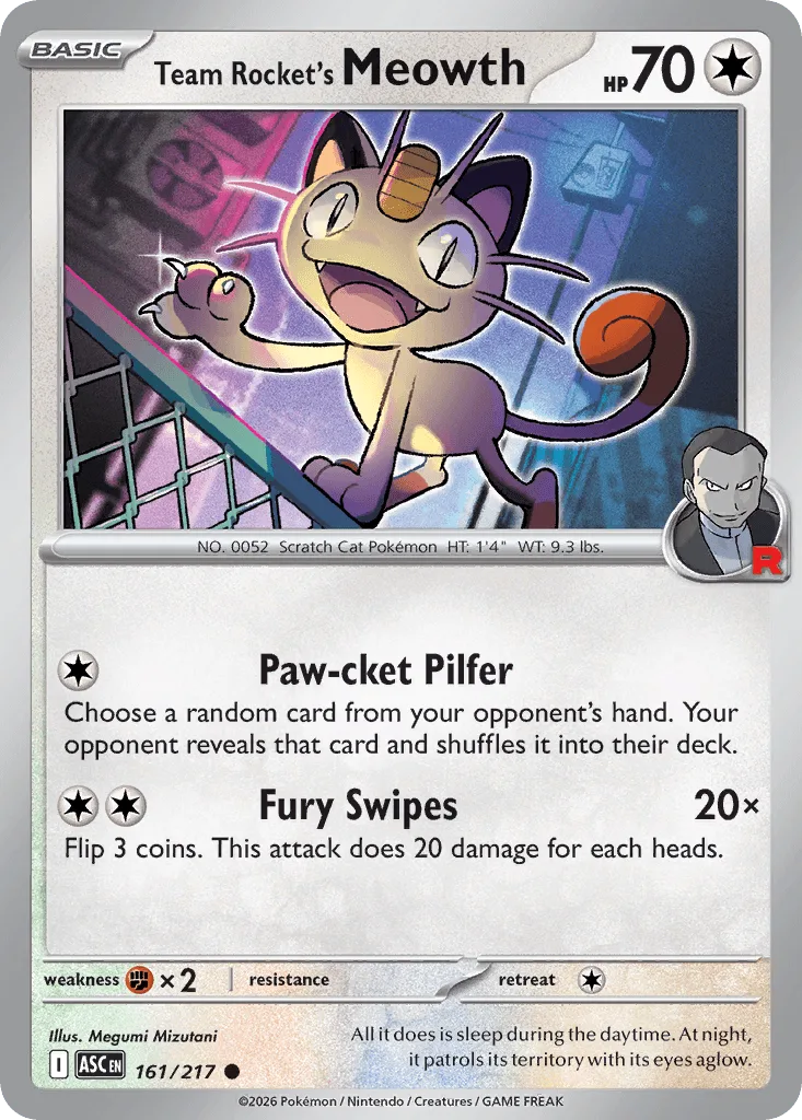 Team Rocket's Meowth (Energy Reverse)
