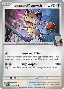 Team Rocket's Meowth (Energy Reverse)