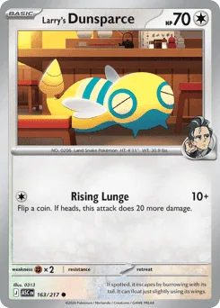Larry's Dunsparce (Ball Reverse Holofoil)